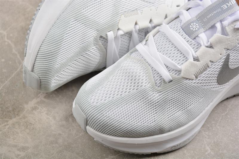 Nike Air Zoom Structure 25 "White Metallic Silver" фото № 7