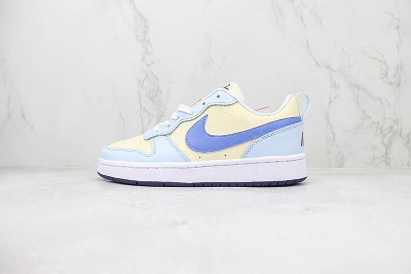 Nike Court Borough Low 2 "Baby Blue/Coconut Yellow" фото № 2
