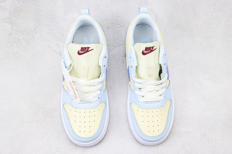 Nike Court Borough Low 2 "Baby Blue/Coconut Yellow" фото № 7