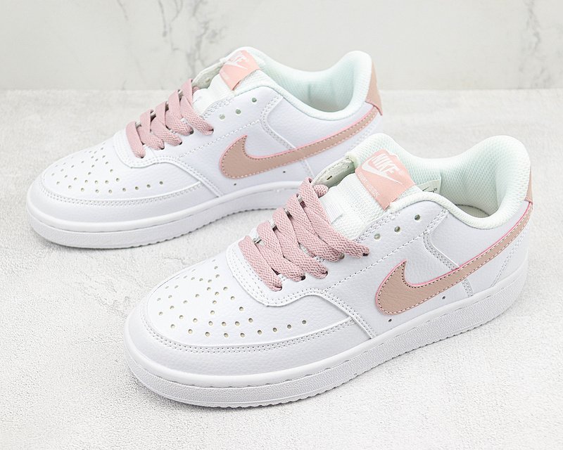 Nike Court Vision Low "Pink/White" фото № 5