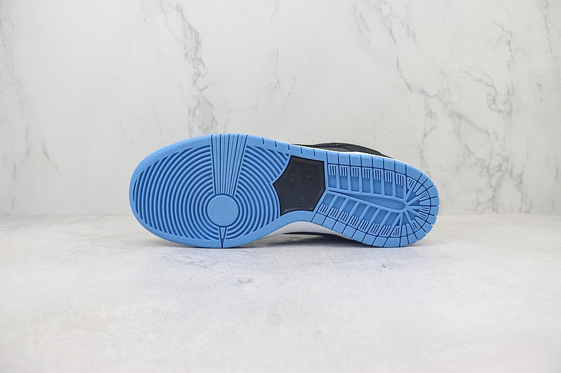 Nike Dunk Low "Black/University Blue" фото № 8