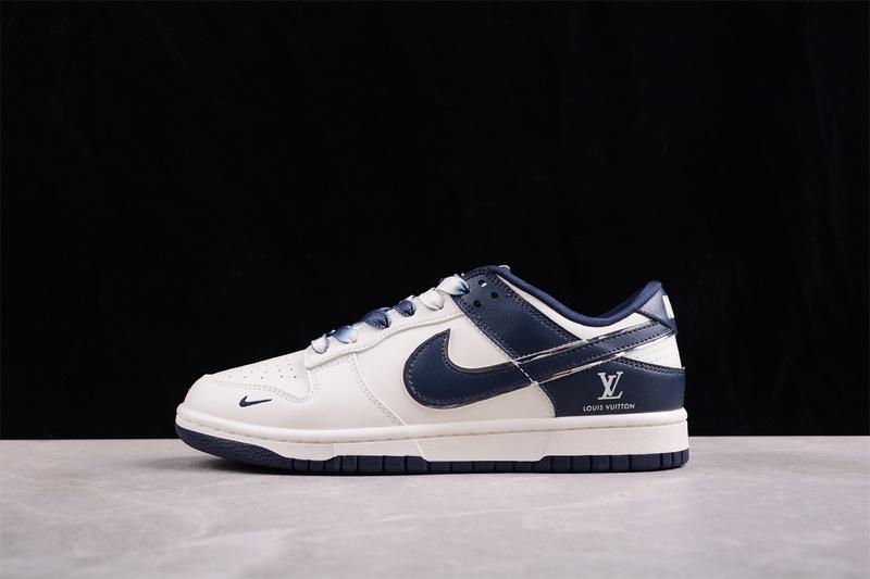 Louis Vuitton x Nike SB Dunk Low "Dark Blue" фото № 7