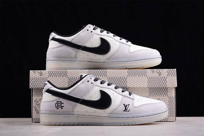 Louis Vuitton x Nike Dunk Low "Paris/Gray" фото № 5