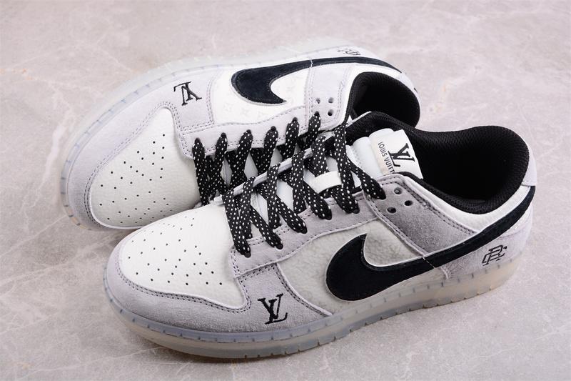 Louis Vuitton x Nike Dunk Low "Paris/Gray" фото № 4