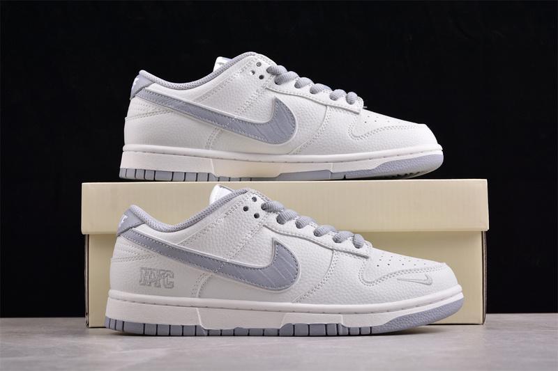Nike Dunk Low "White/Gray/NYC" фото № 7