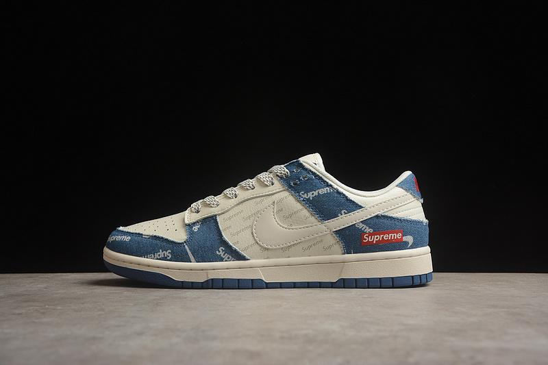 Supreme x Nike Dunk Low "Blue Denim" фото № 7