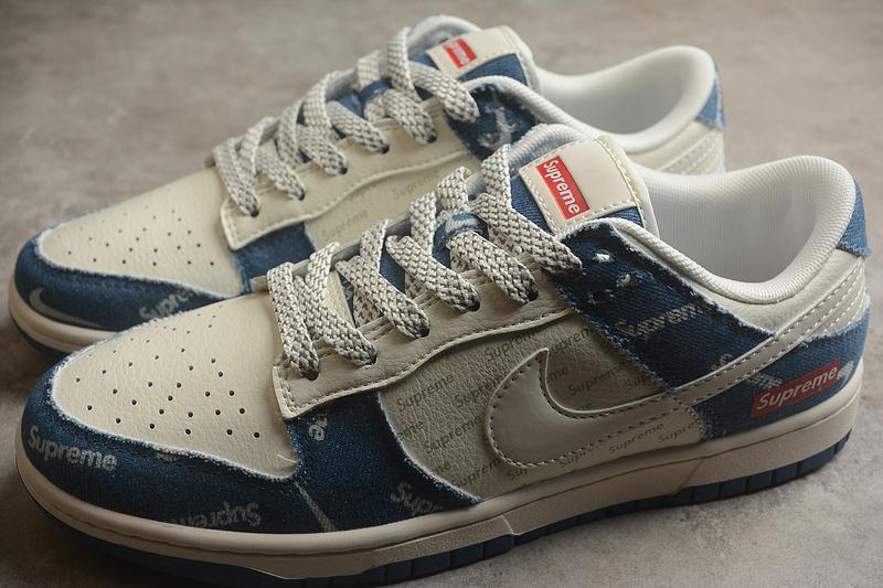 Supreme x Nike Dunk Low "Blue Denim" фото № 3