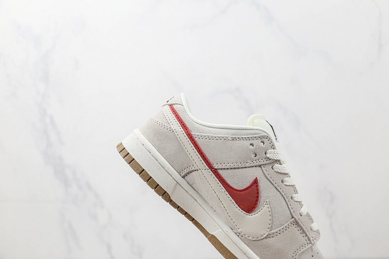 Nike Dunk Low SE 85 Double Swoosh "Sail Grey/Orange" фото № 4