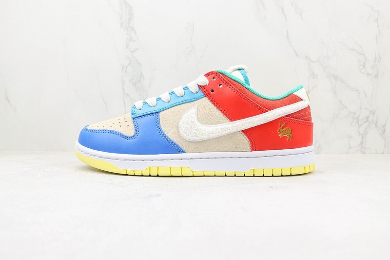 Nike Dunk Low "Year Of The Rabbit/Blue/Red" фото № 2