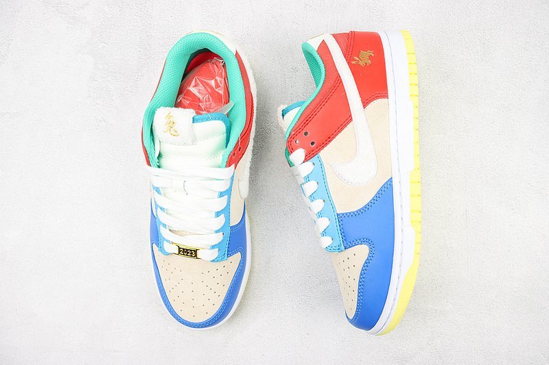 Nike Dunk Low "Year Of The Rabbit/Blue/Red" фото № 6