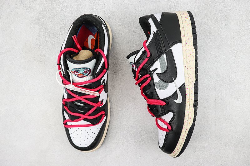 Nike SB Dunk Low "Black/White" фото № 6