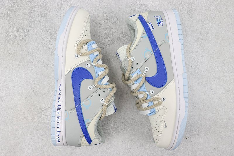 Nike Dunk Low "Ivory Hyper Royal" фото № 6