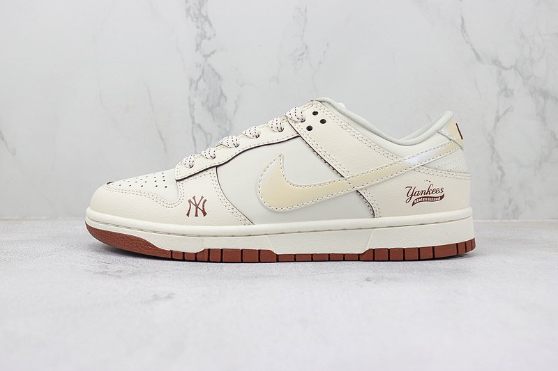 MLB x Nike SB Dunk Low "Light Brown" фото № 2