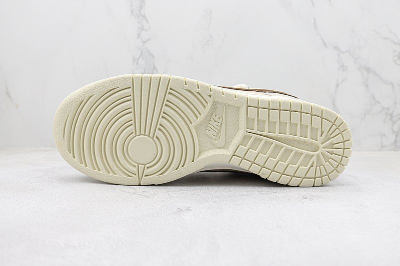 Nike Dunk Low "Beige/Brown/Blue" фото № 8