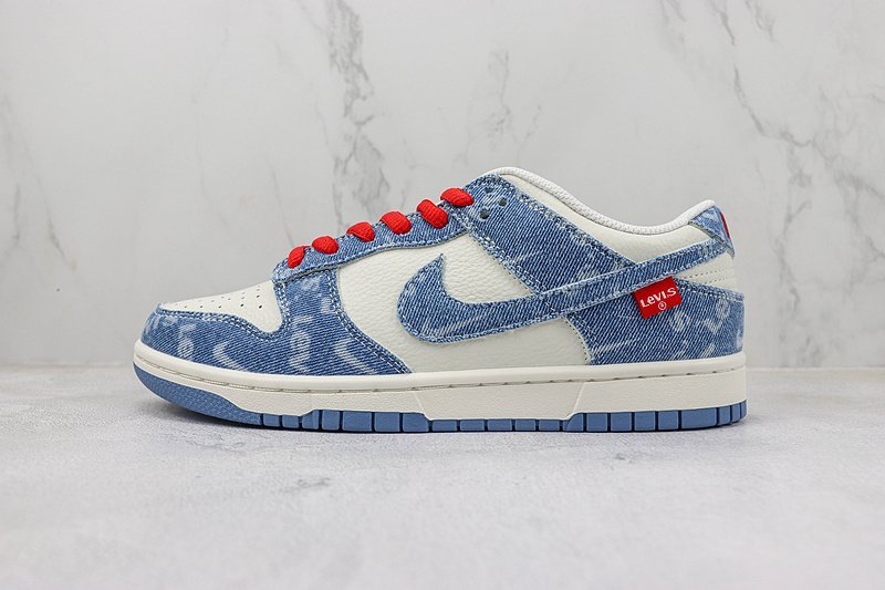Levi's x Nike Dunk Low "Jeans Blue" фото № 2