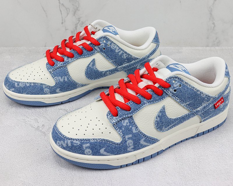 Levi's x Nike Dunk Low "Jeans Blue" фото № 5