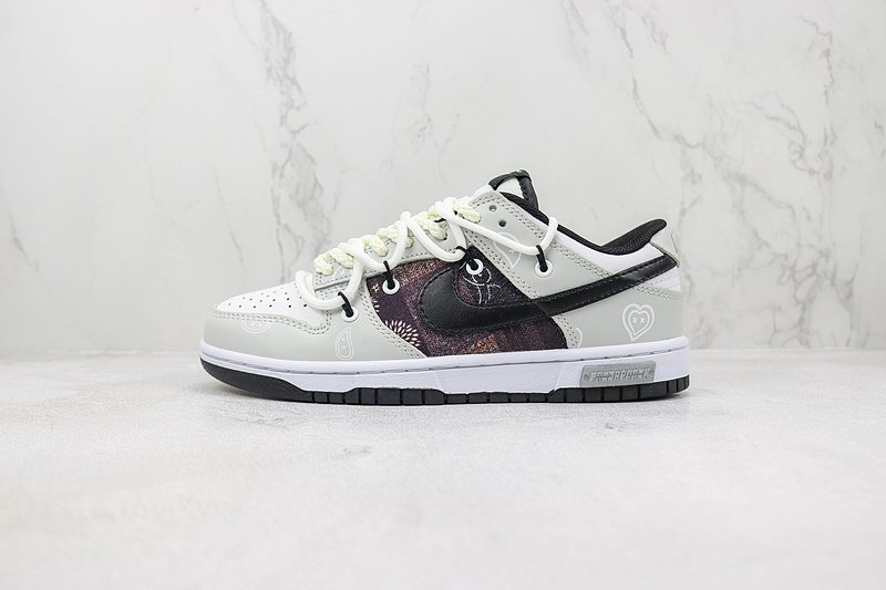 Nike Dunk Low "Haze Grey/White/Black" фото № 2