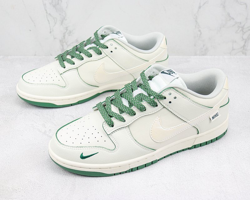 Nike Dunk Low "Off White/Pine Green" фото № 5