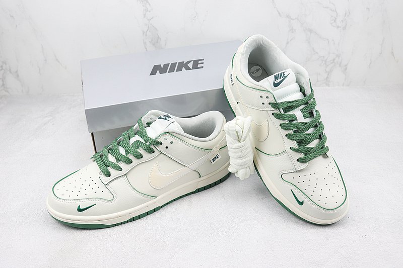 Nike Dunk Low "Off White/Pine Green" фото № 7
