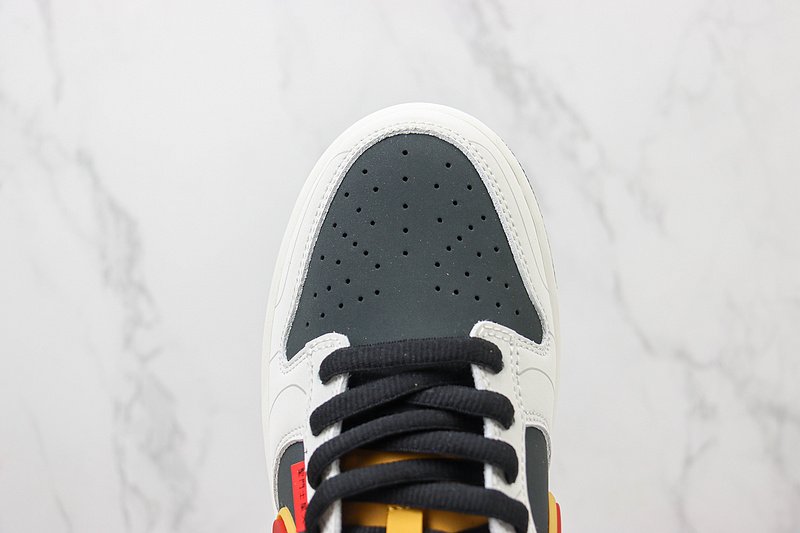 Saint Seiya x Nike Dunk Low Custom "Red/White/Black" фото № 4