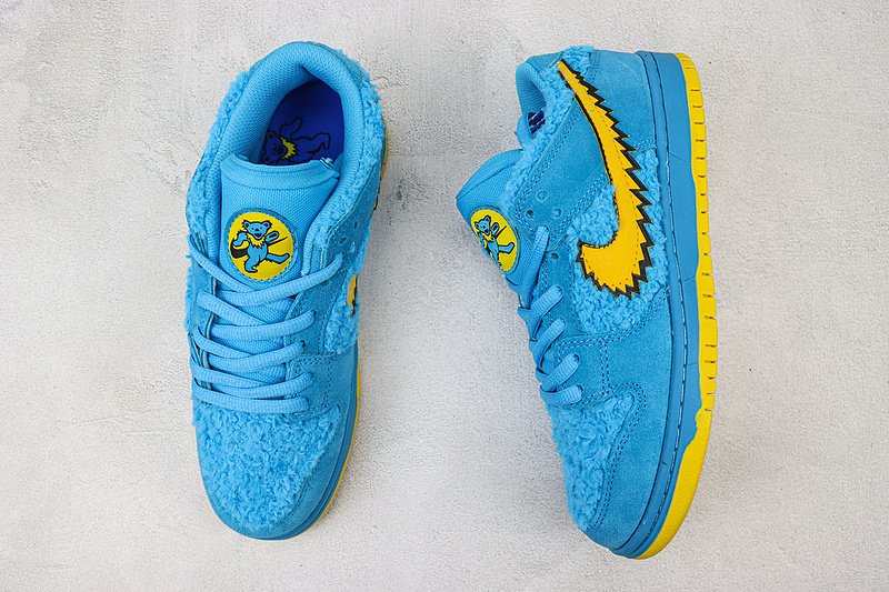 Grateful Dead x Nike Dunk Low "Blue" фото № 6