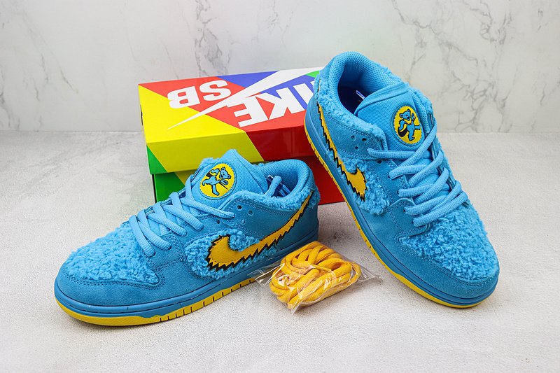 Grateful Dead x Nike Dunk Low "Blue" фото № 7