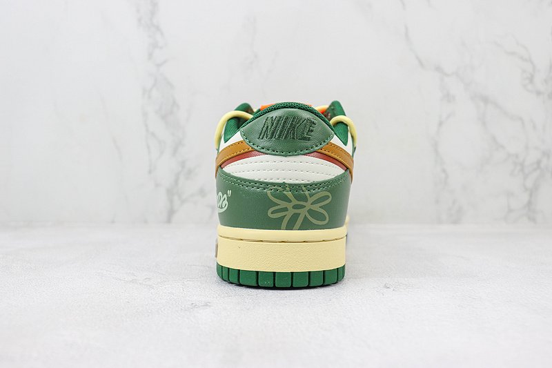 Nike Dunk Low "Panda/Summer Graffiti Green" фото № 9