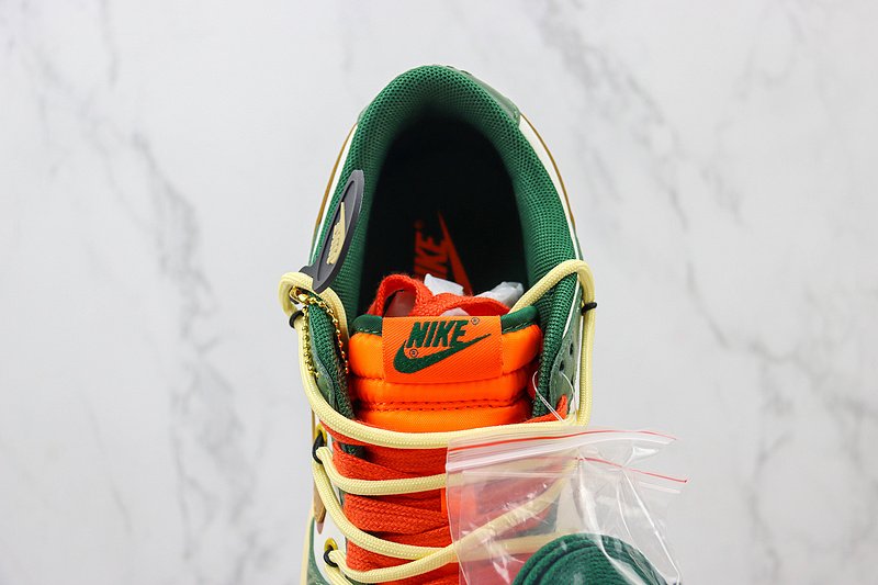 Nike Dunk Low "Panda/Summer Graffiti Green" фото № 5
