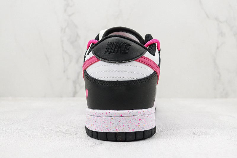 Nike Dunk Low Multi Swoosh «White/Black/Pink/Red» фото № 8
