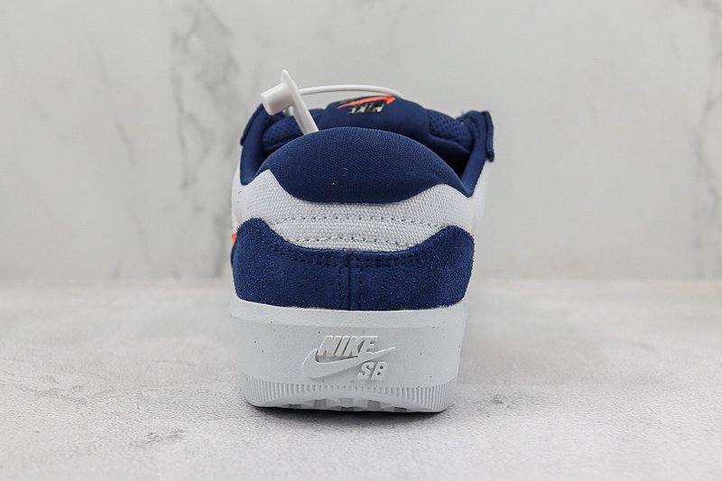 Nike SB Force 58 "Midnight Navy/Safety Orange" фото № 9