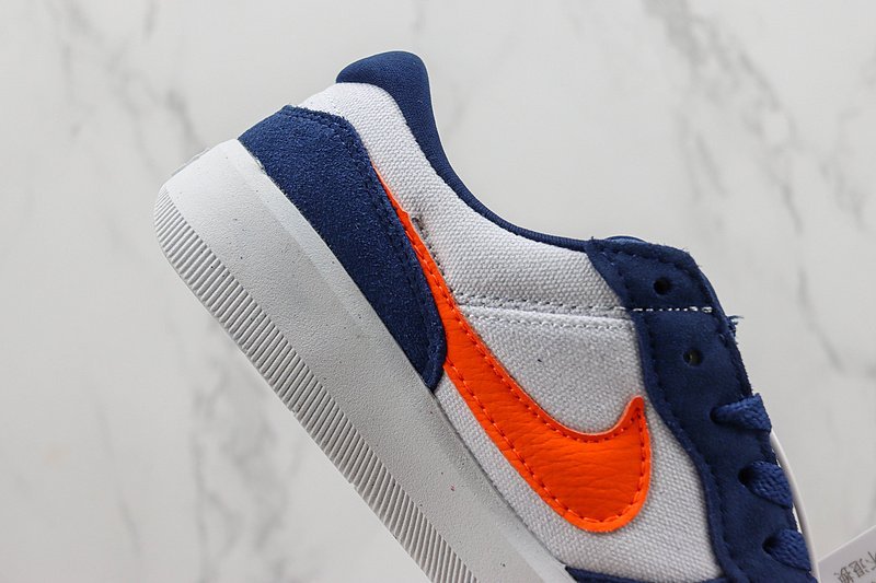 Nike SB Force 58 "Midnight Navy/Safety Orange" фото № 3
