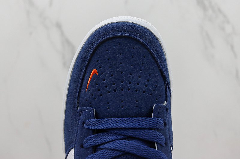 Nike SB Force 58 "Midnight Navy/Safety Orange" фото № 4