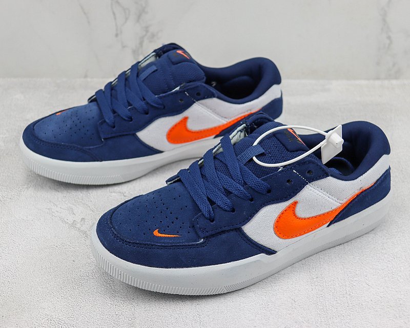 Nike SB Force 58 "Midnight Navy/Safety Orange" фото № 5