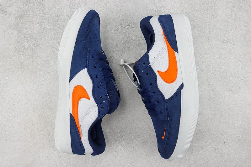 Nike SB Force 58 "Midnight Navy/Safety Orange" фото № 7