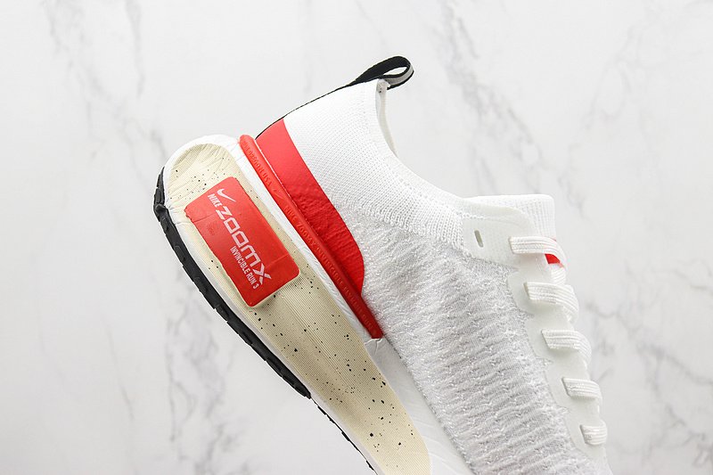 Nike ZoomX Invincible Run Flyknit 3 "White Bright Crimson" фото № 4