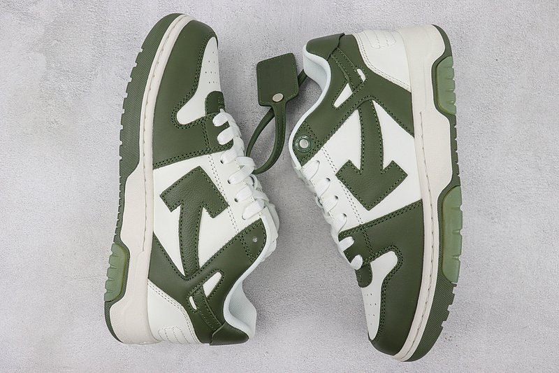 Off White Out Of Office "Dark Green/White" фото № 6