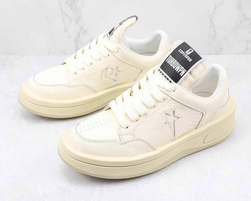 Converse x Rick Owens TURBOWPN Low "Milk" фото № 5