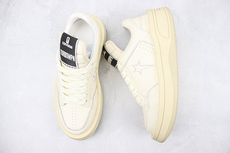 Converse x Rick Owens TURBOWPN Low "Milk" фото № 7