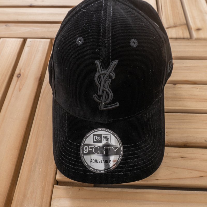 Кепка Saint Laurent Logo And Rounded Patch "Black" фото № 4