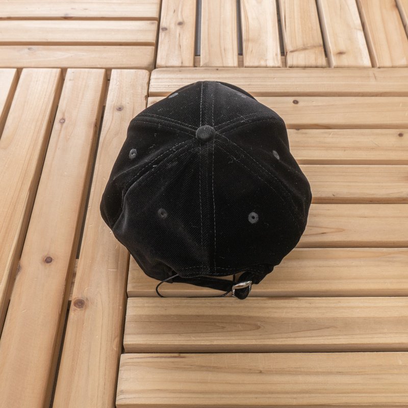 Кепка Saint Laurent Logo And Rounded Patch "Black" фото № 2