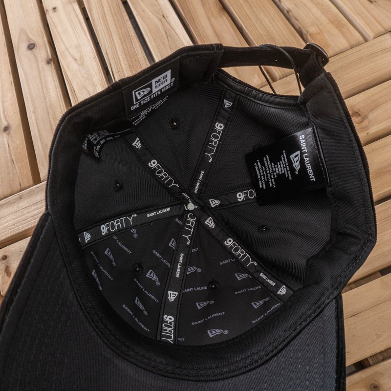 Кепка Saint Laurent Logo And Rounded Patch "Black" фото № 5