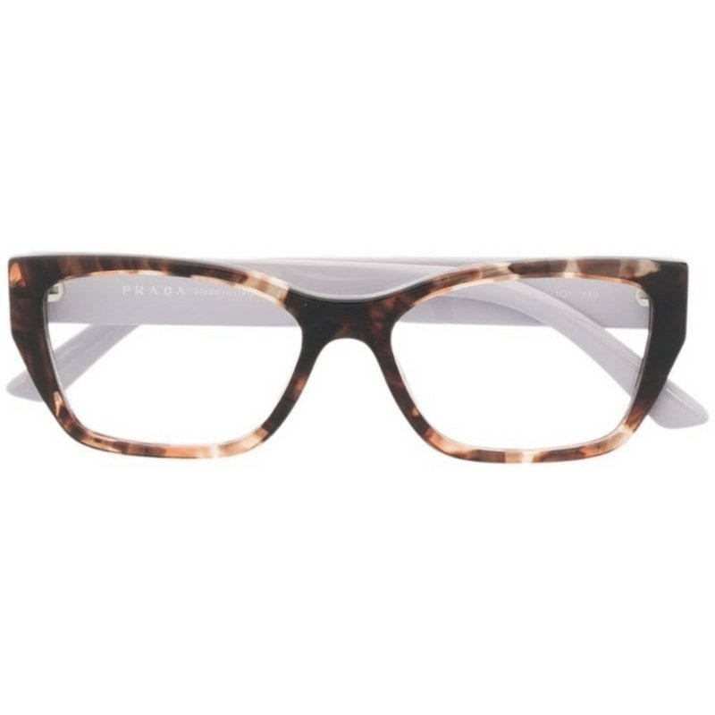 Солнцезащитные очки Prada Frame With Embossed Inscription "Brown/White" фото № 4