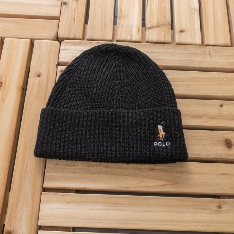 Шапка Polo Logo Embroidered "Black" фото № 2