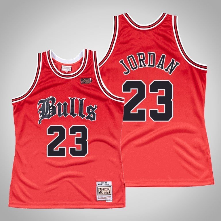 Баскетбольная Джерси Mitchell And Ness Chicago Bulls 97-98 №23 Michael Jordan "Red" фото № 2