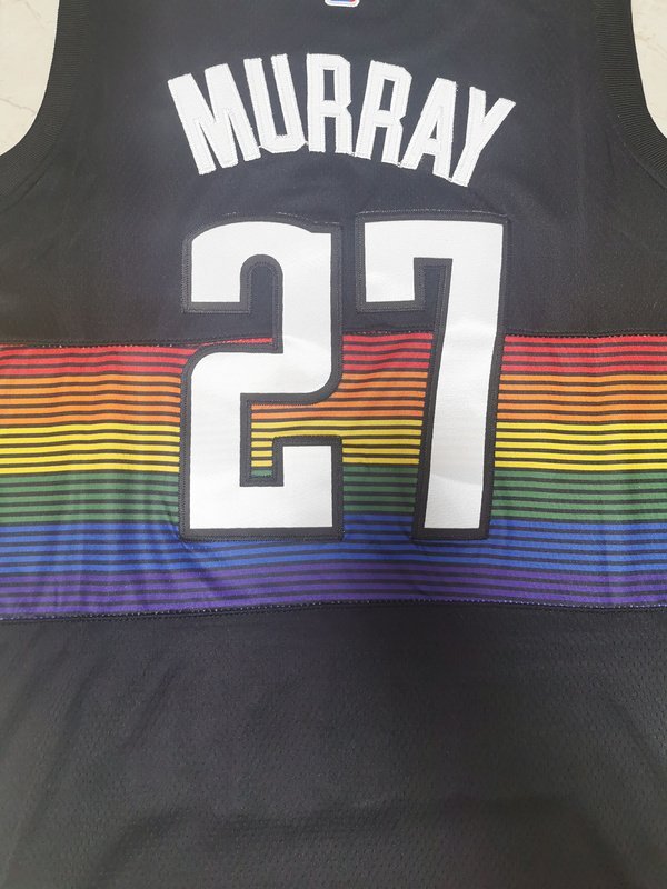 Баскетбольная Джерси Nike Denver Nuggets 19-20 №27 Jamal Murray "Black" фото № 2