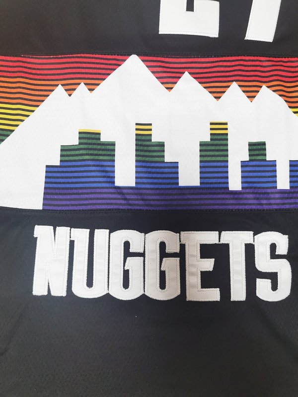 Баскетбольная Джерси Nike Denver Nuggets 19-20 №27 Jamal Murray "Black" фото № 3