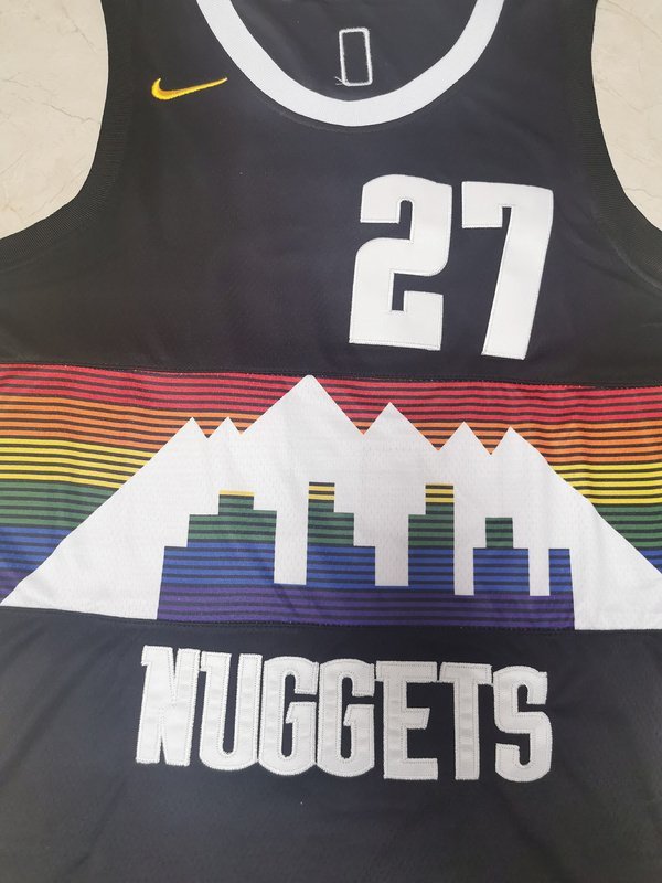 Баскетбольная Джерси Nike Denver Nuggets 19-20 №27 Jamal Murray "Black" фото № 5