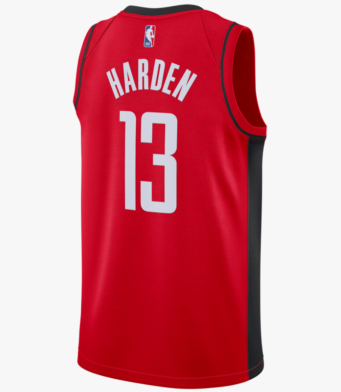Баскетбольная Джерси Nike Houston Rockets №13 James Harden "Red" фото № 9