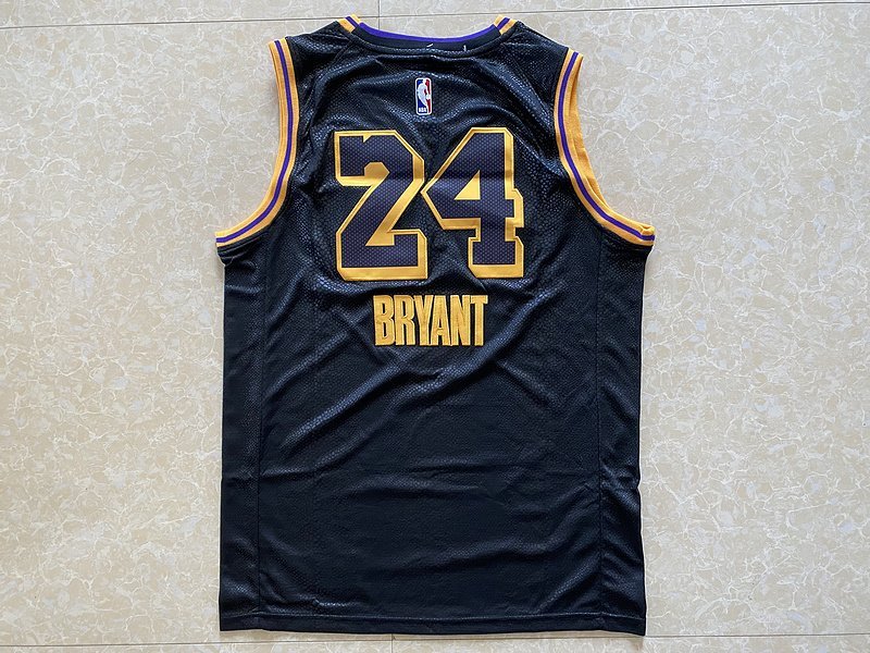 Баскетбольная Джерси Nike X NBA Los Angeles Lakers №8+24 Kobe Bryant "Blue/Black" фото № 6