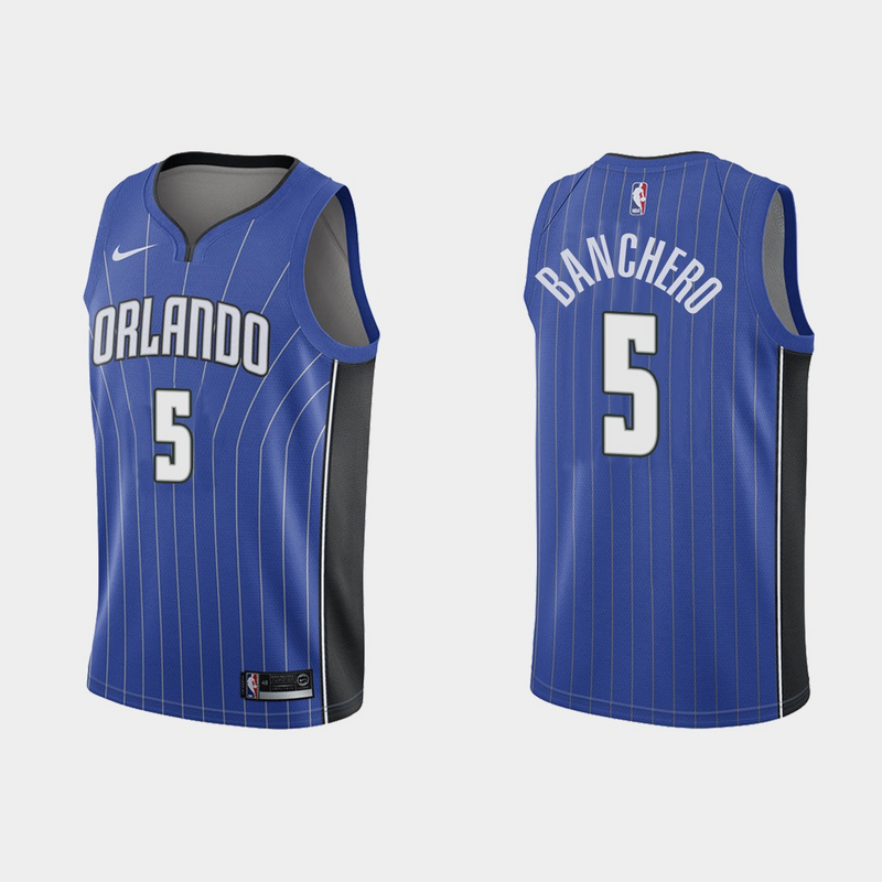 Баскетбольная Джерси Nike Orlando Magic 22-23 №5 Paolo Banchero "Blue" фото № 2